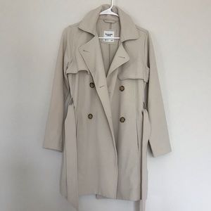 Abercrombie & Fitch Coat, Small, Beige